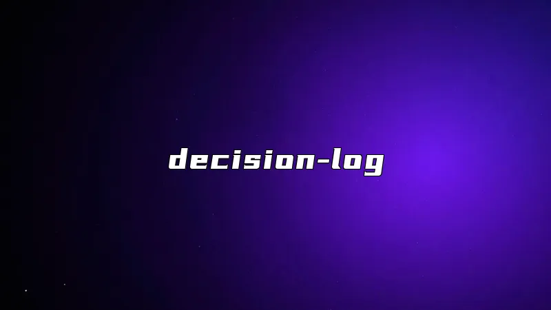 decision-log