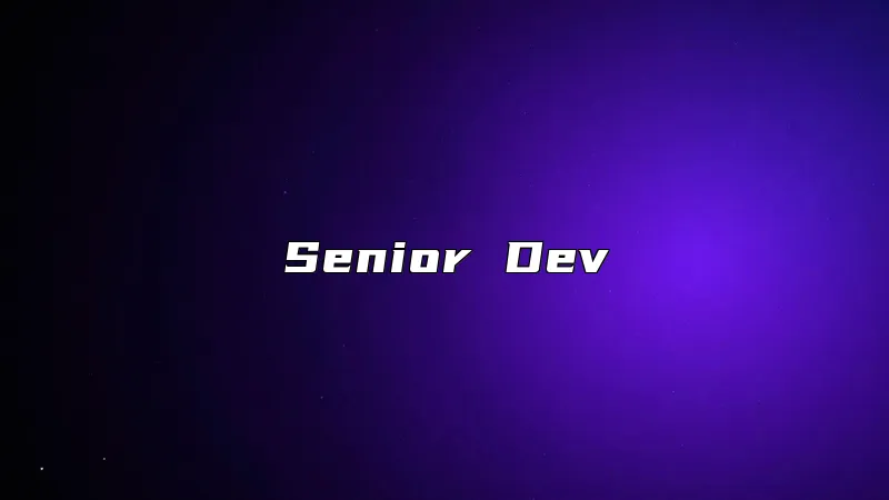 Senior Dev