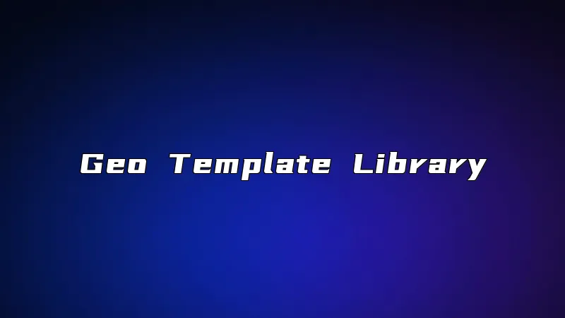 Geo Template Library