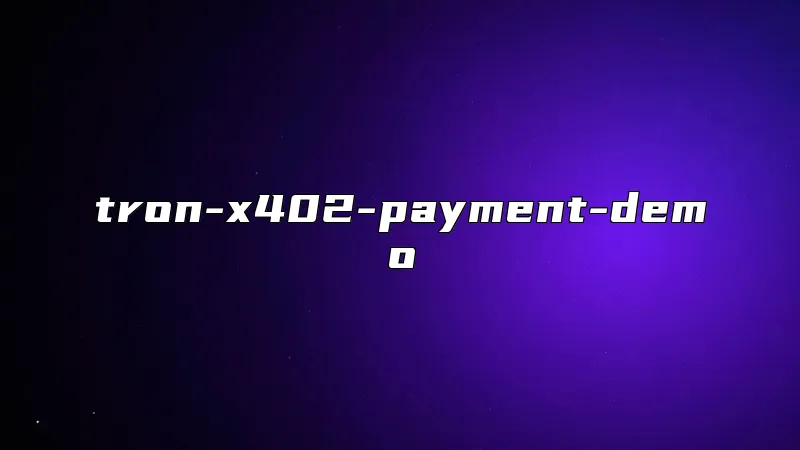 tron-x402-payment-demo