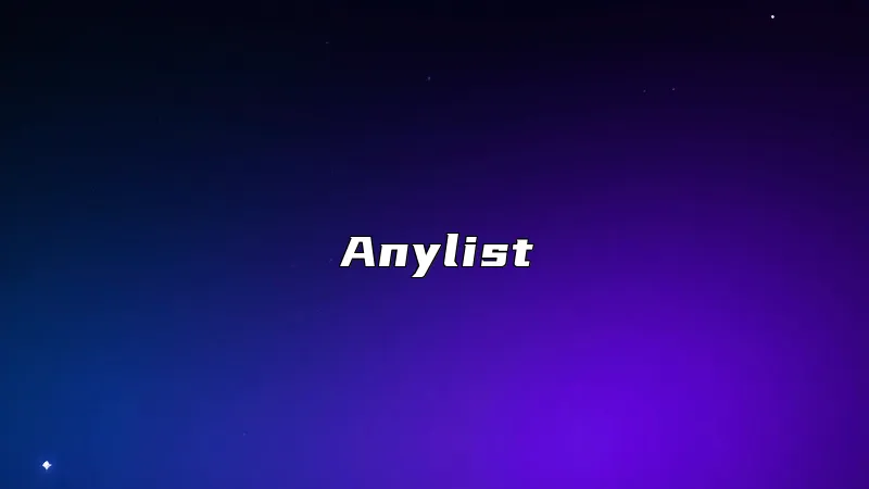 Anylist