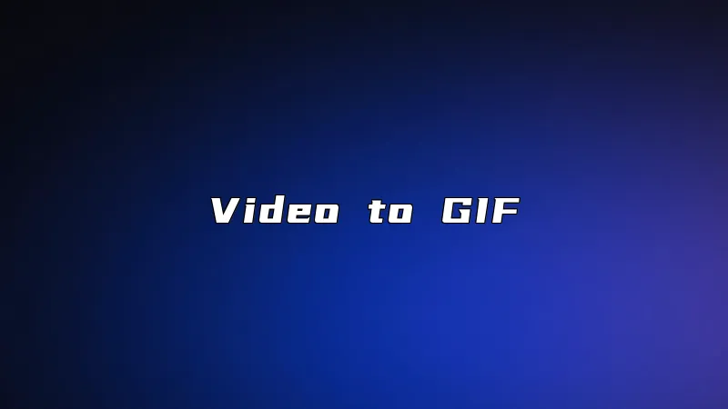 Video to GIF