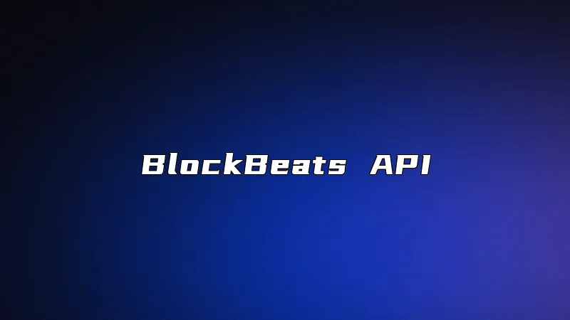 BlockBeats API