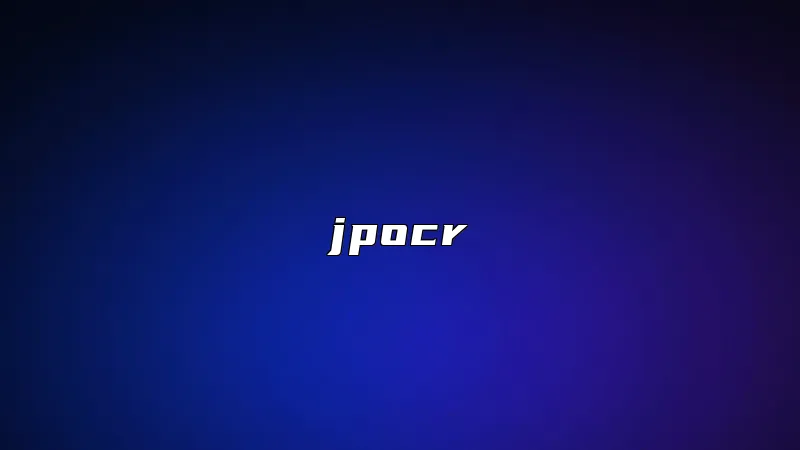 jpocr