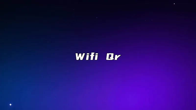Wifi Qr