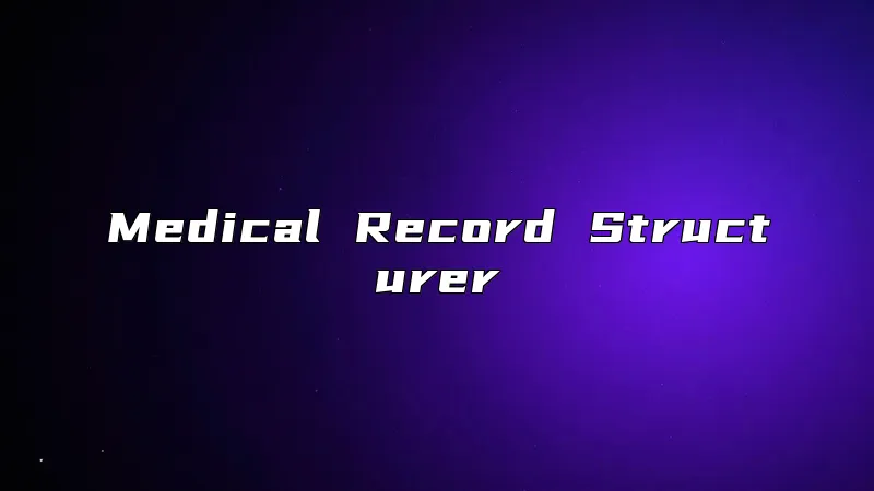 Medical Record Structurer