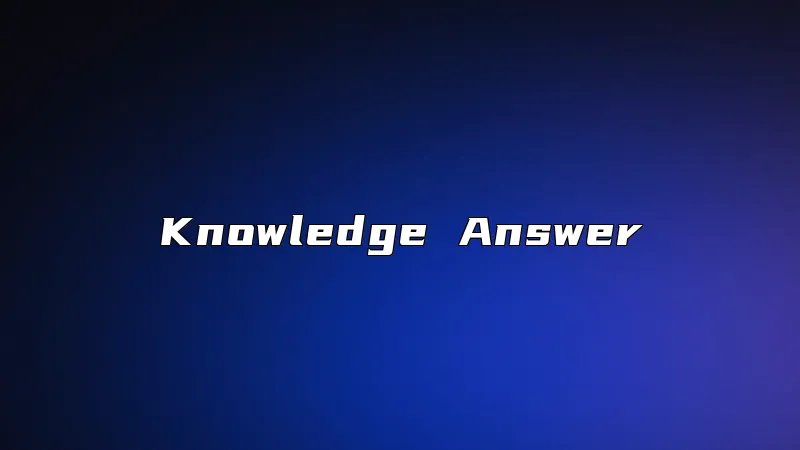 Knowledge Answer