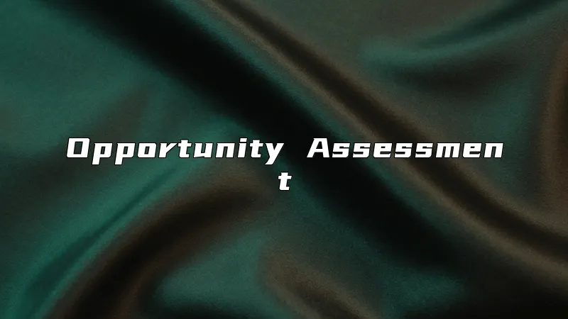 Opportunity Assessment