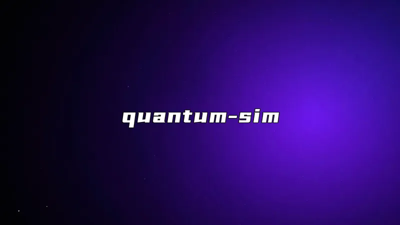 quantum-sim