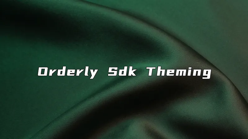 Orderly Sdk Theming