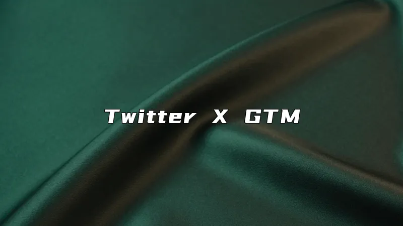 Twitter X GTM