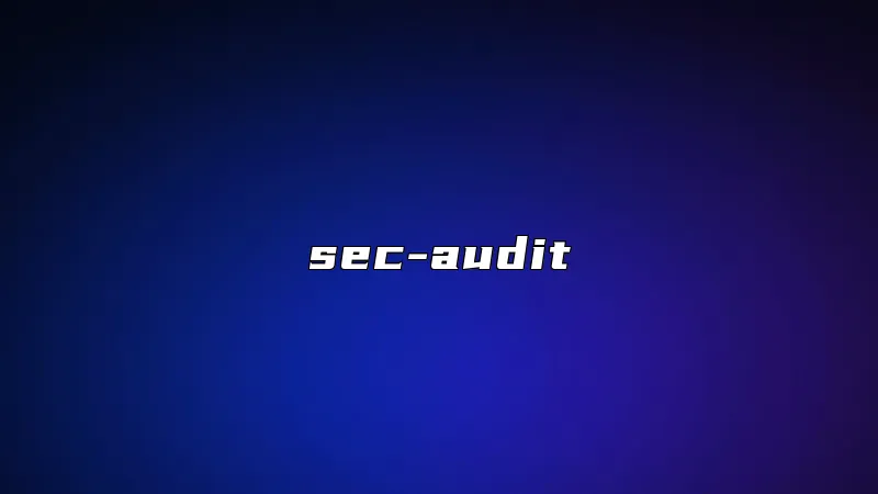 sec-audit