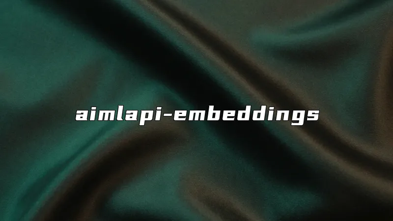 aimlapi-embeddings
