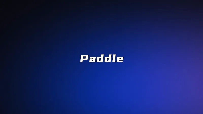 Paddle
