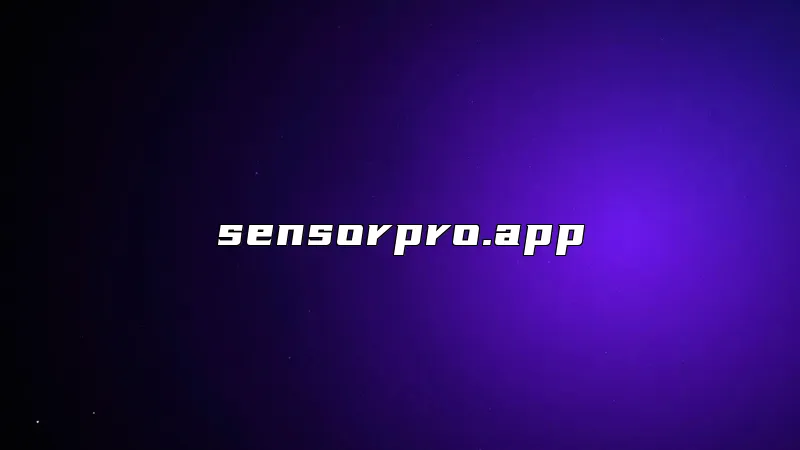 sensorpro.app