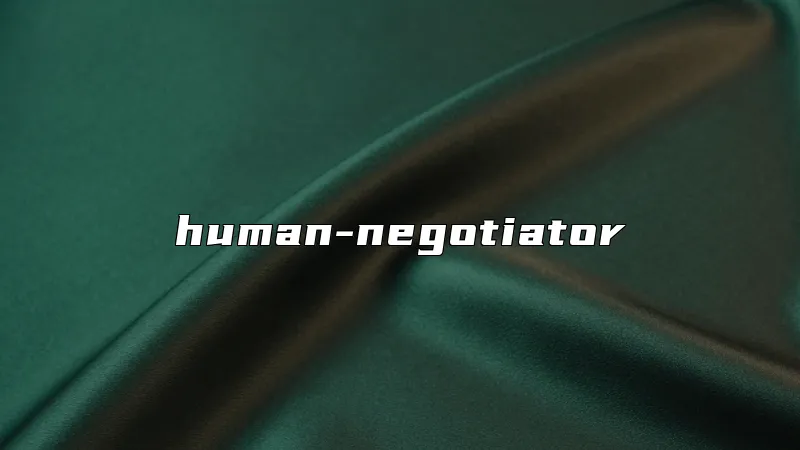 human-negotiator