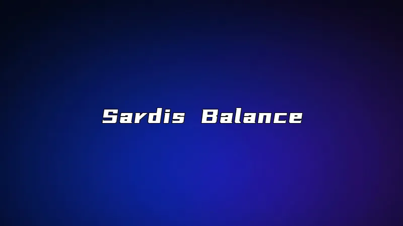 Sardis Balance