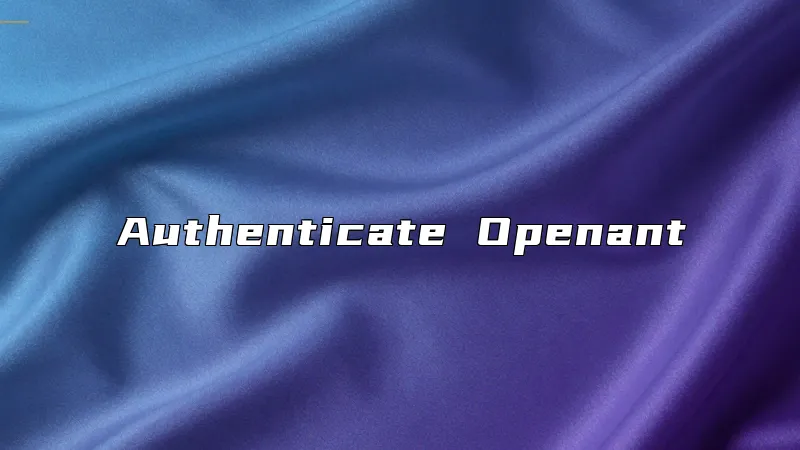 Authenticate Openant