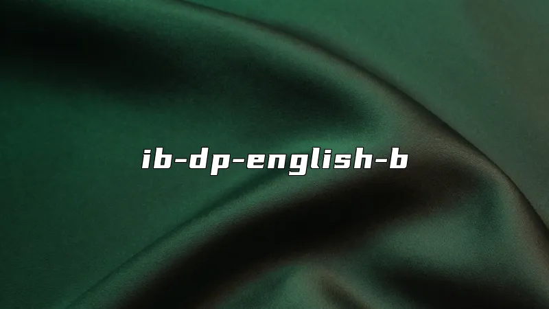 ib-dp-english-b