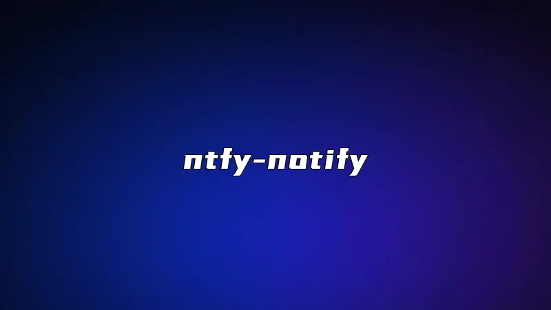 ntfy-notify