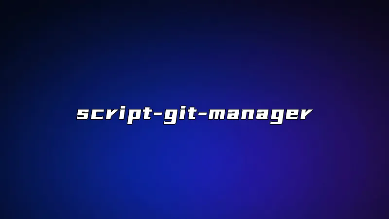 script-git-manager