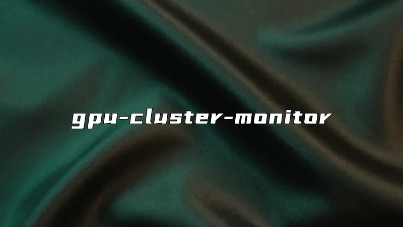 gpu-cluster-monitor