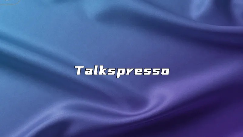 Talkspresso