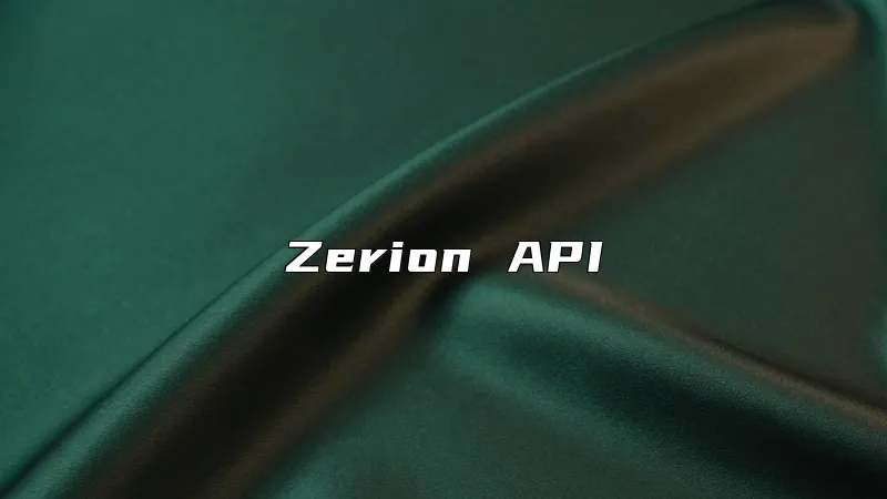 Zerion API