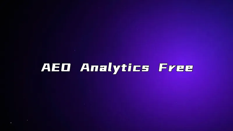 AEO Analytics Free