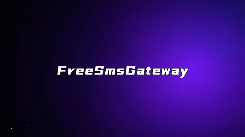 FreeSmsGateway