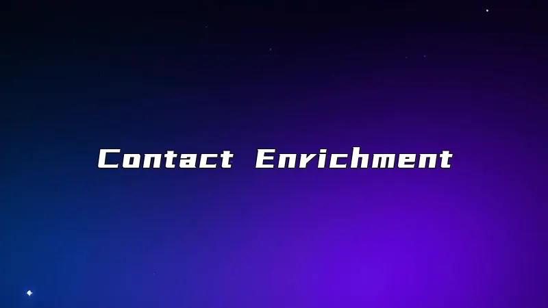 Contact Enrichment