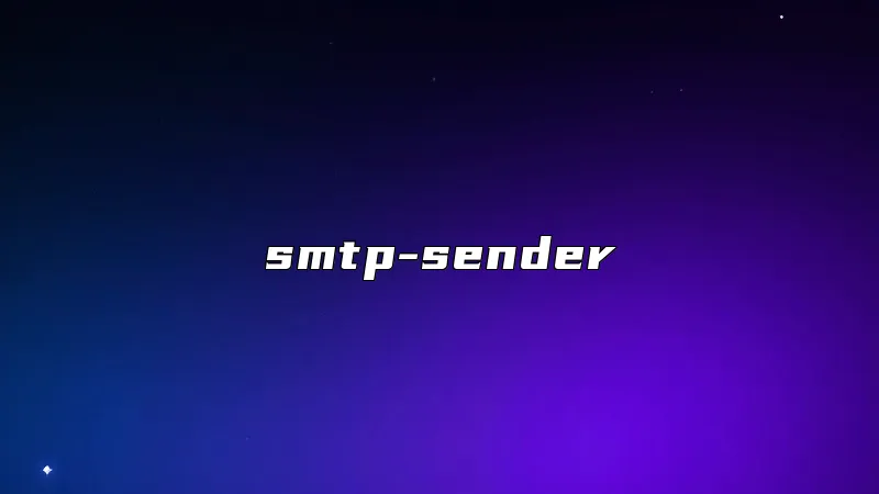 smtp-sender