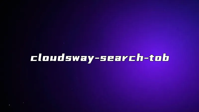 cloudsway-search-tob
