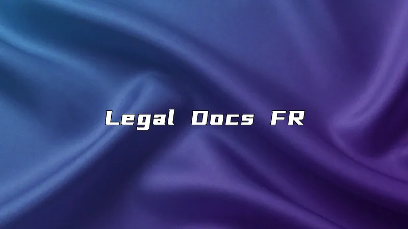 Legal Docs FR