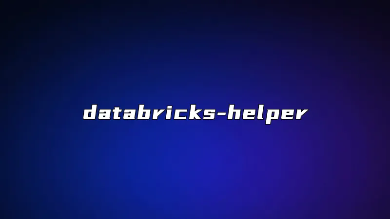 databricks-helper