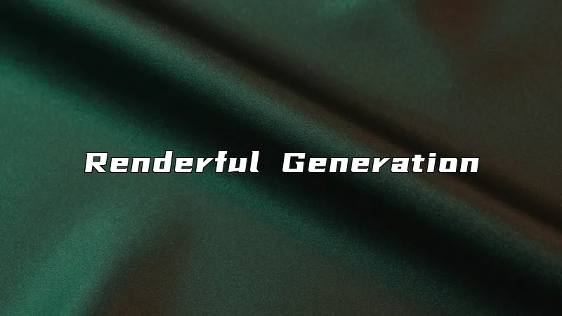 Renderful Generation