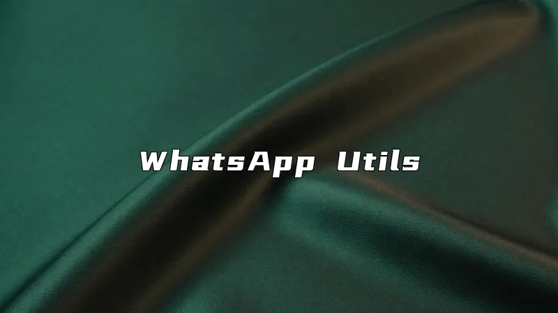 WhatsApp Utils