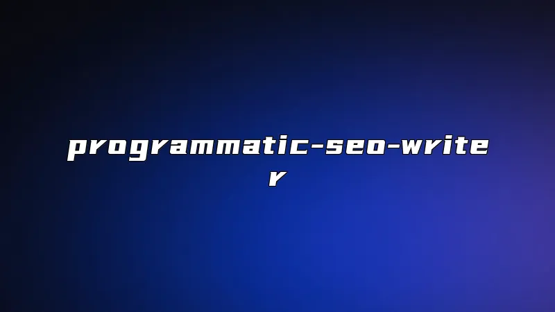 programmatic-seo-writer