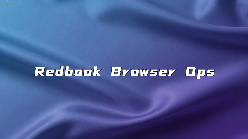 Redbook Browser Ops