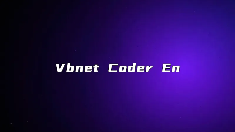 Vbnet Coder En