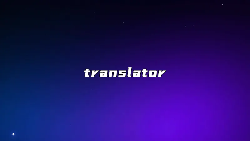 translator