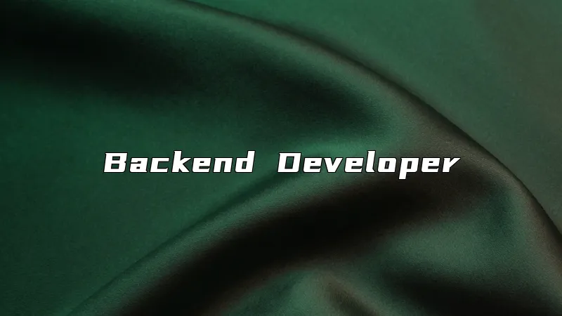 Backend Developer