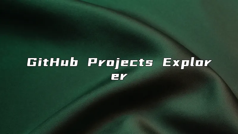 GitHub Projects Explorer