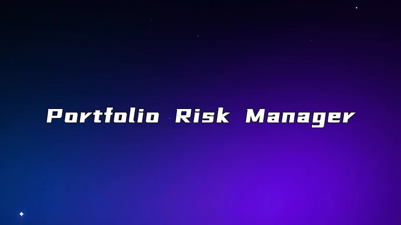 Portfolio Risk Manager