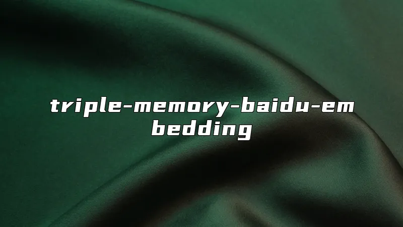 triple-memory-baidu-embedding