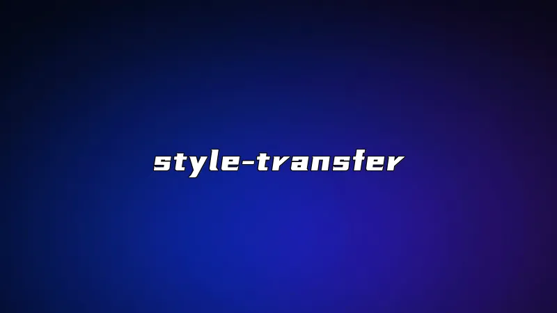 style-transfer