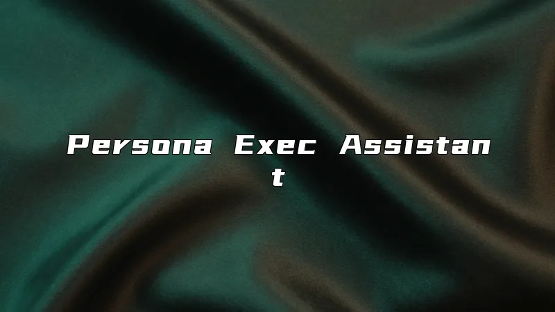 Persona Exec Assistant