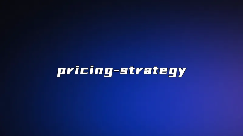 pricing-strategy