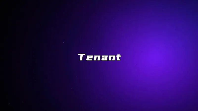 Tenant