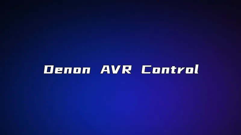 Denon AVR Control